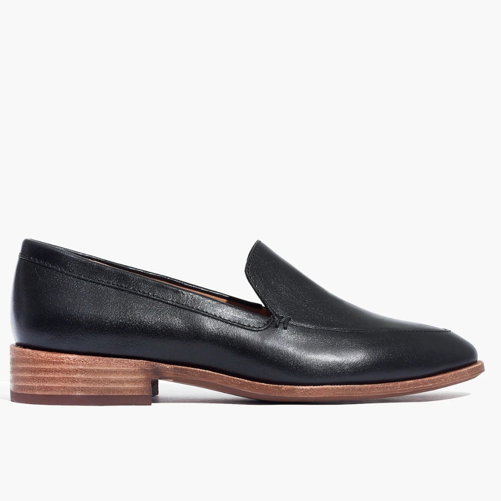 Madewell Frances Black Loafer Size 8